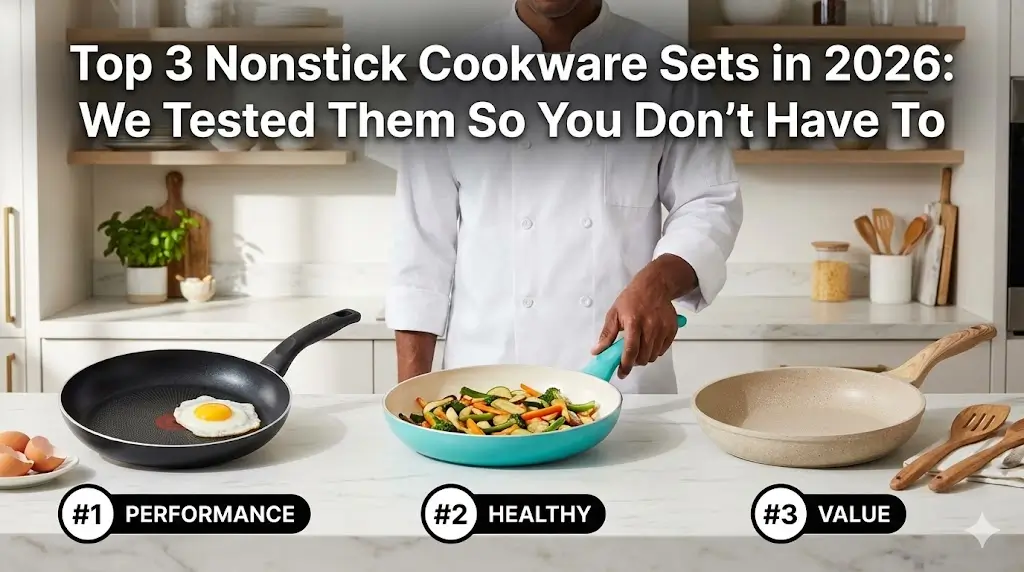 Top 3 Nonstick Cookware Sets in 2026: We Tested Them So You Don't Have To