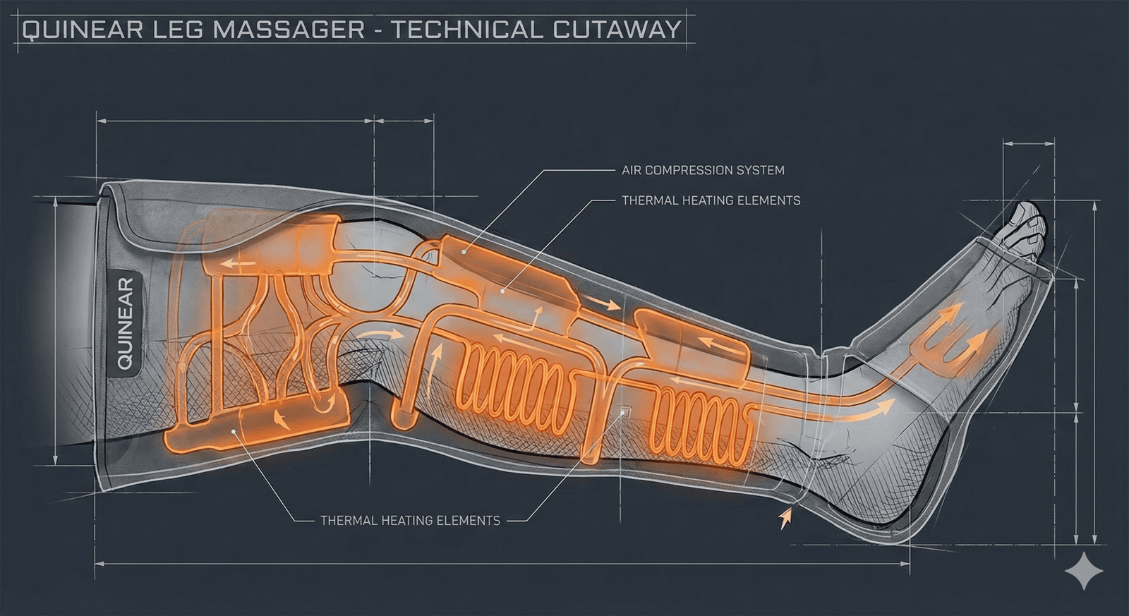 QUINEAR Leg Massager Review: Is the "Heat + Compression" Combo Worth It in 2024?