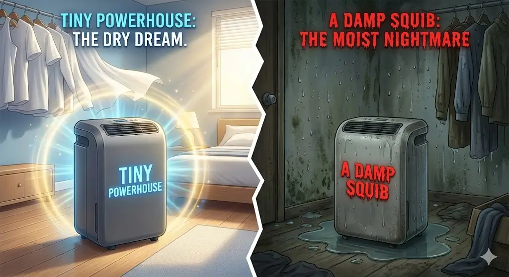 35 OZ Small Dehumidifier Review: Is This Compact Gadget the Answer for Damp Closets and Bathrooms?