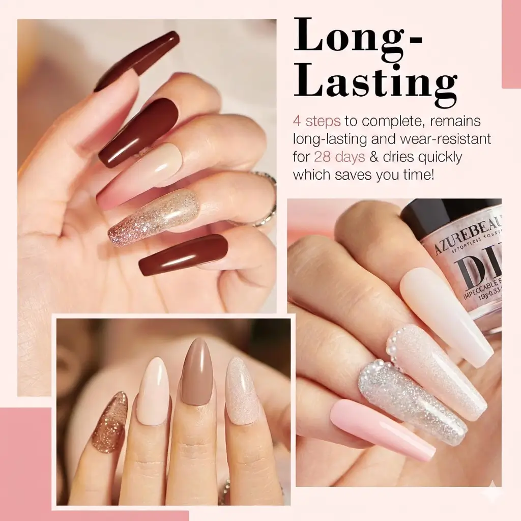 AZUREBEAUTY Dip Powder Nail Kit Review: Can You Really Get Salon Results at Home?