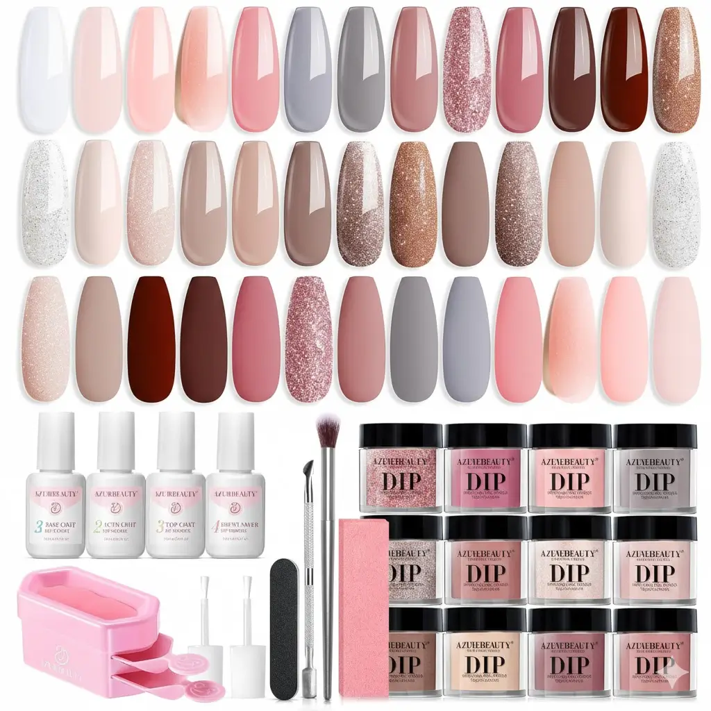 AZUREBEAUTY Dip Powder Nail Kit Review: Can You Really Get Salon Results at Home?