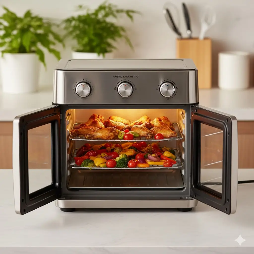 Emeril Lagasse French Door Air Fryer 360 Review: Is the 26QT Capacity Worth the Counter Space?