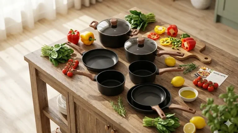 SENSARTE 14-Piece Non-Stick Cookware Set Review: The Best Affordable & Non-Toxic Upgrade?