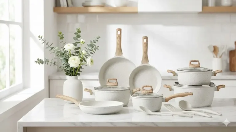 CAROTE 21-Piece White Granite Cookware Review: Is This Massive Non-Toxic Set Worth It?