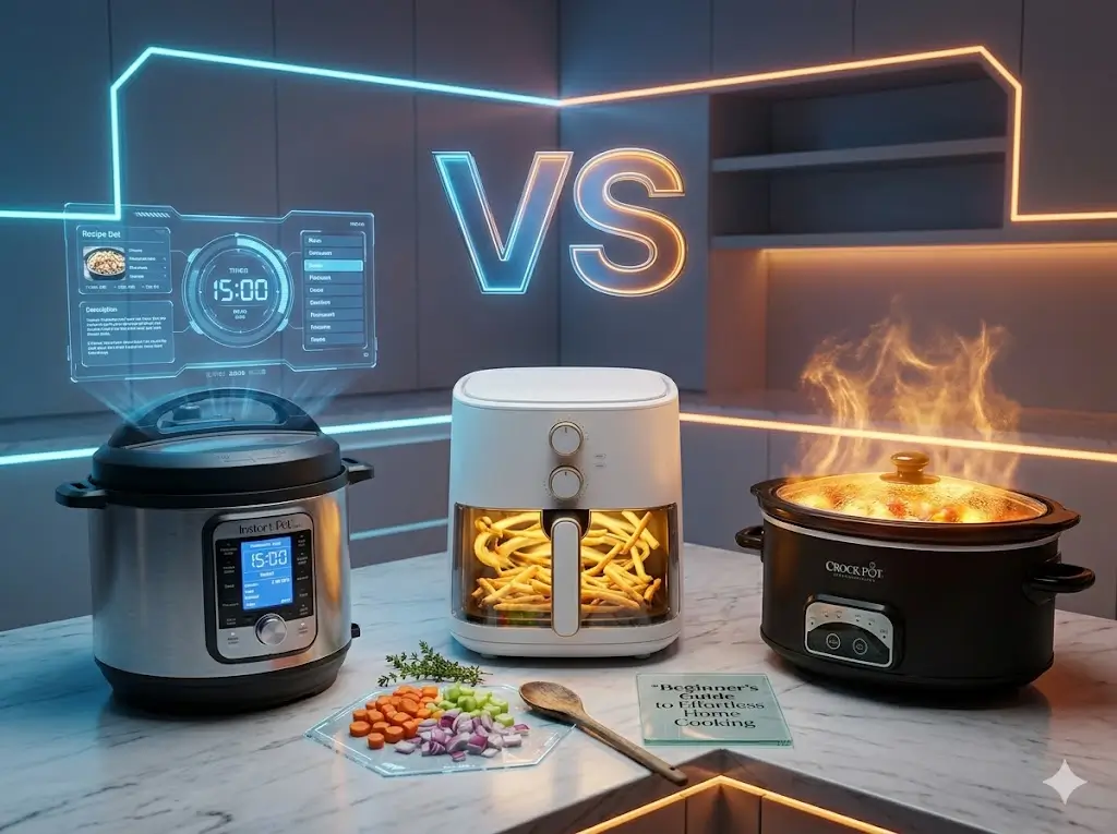 Best Kitchen Appliances for Beginners in 2026: Instant Pot vs Air Fryer vs Crock-Pot Comparison