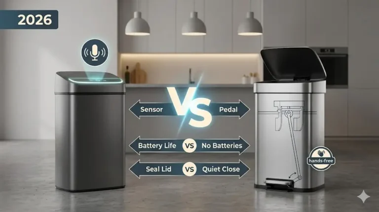 Best 13 Gallon Kitchen Trash Can in 2026: Automatic vs Step Comparison