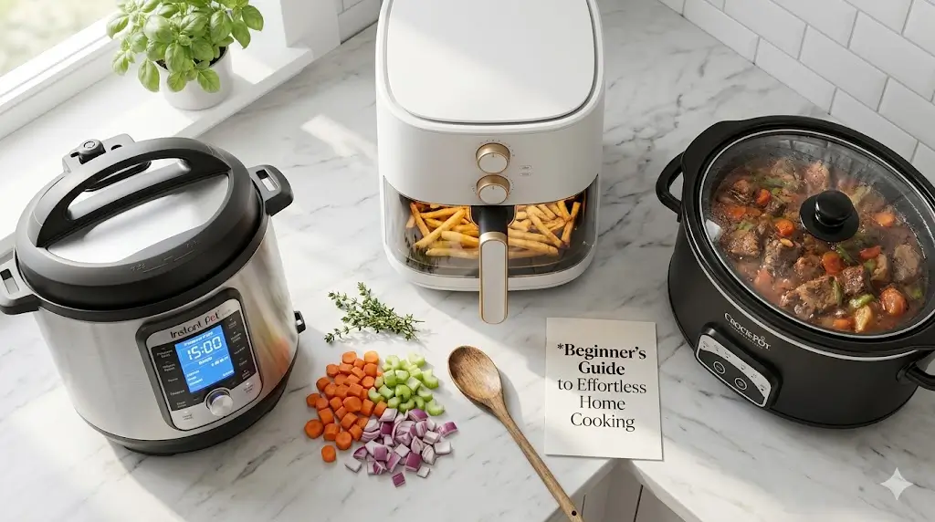 Best Kitchen Appliances for Beginners in 2026: Instant Pot vs Air Fryer vs Crock-Pot Comparison