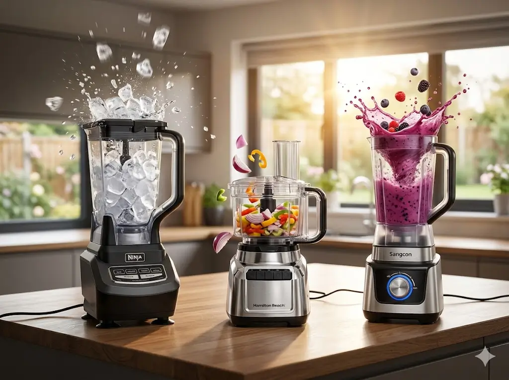 Best Blender and Food Processor Combo in 2026: Ninja vs Hamilton Beach vs Sangcon 