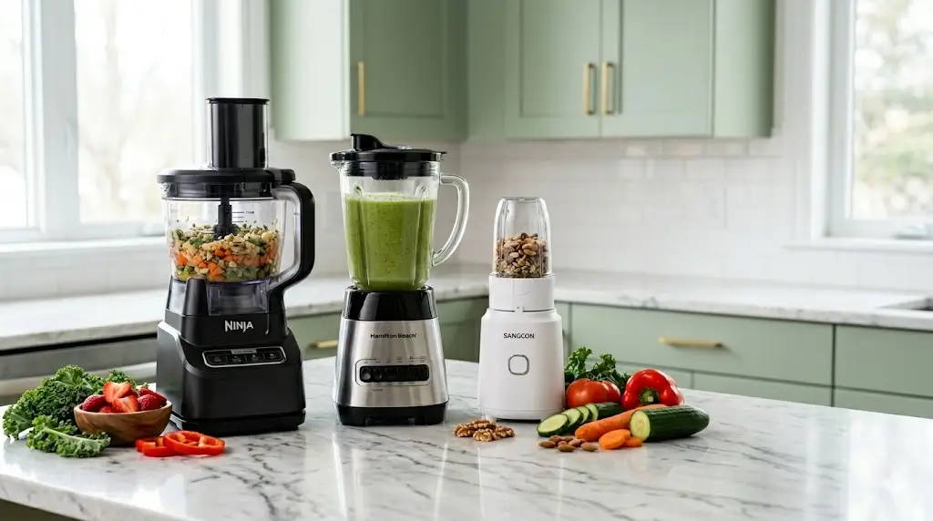 Best Blender and Food Processor Combo in 2026: Ninja vs Hamilton Beach vs Sangcon