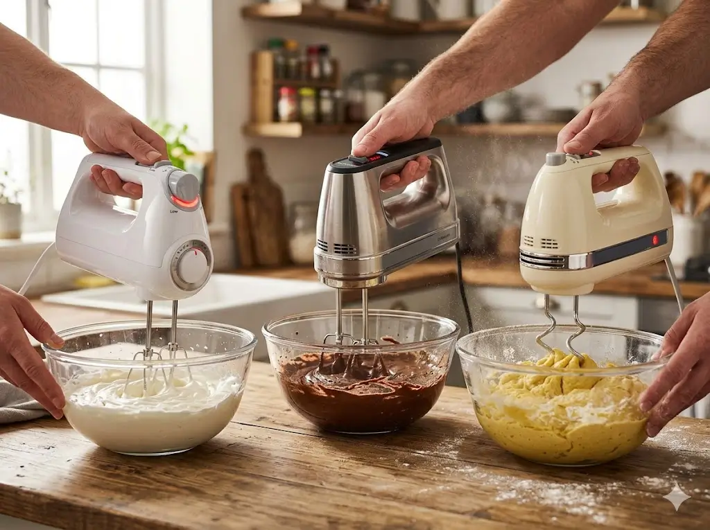 Best Electric Hand Mixers in 2026: Honest Comparison of Top 3 Picks
