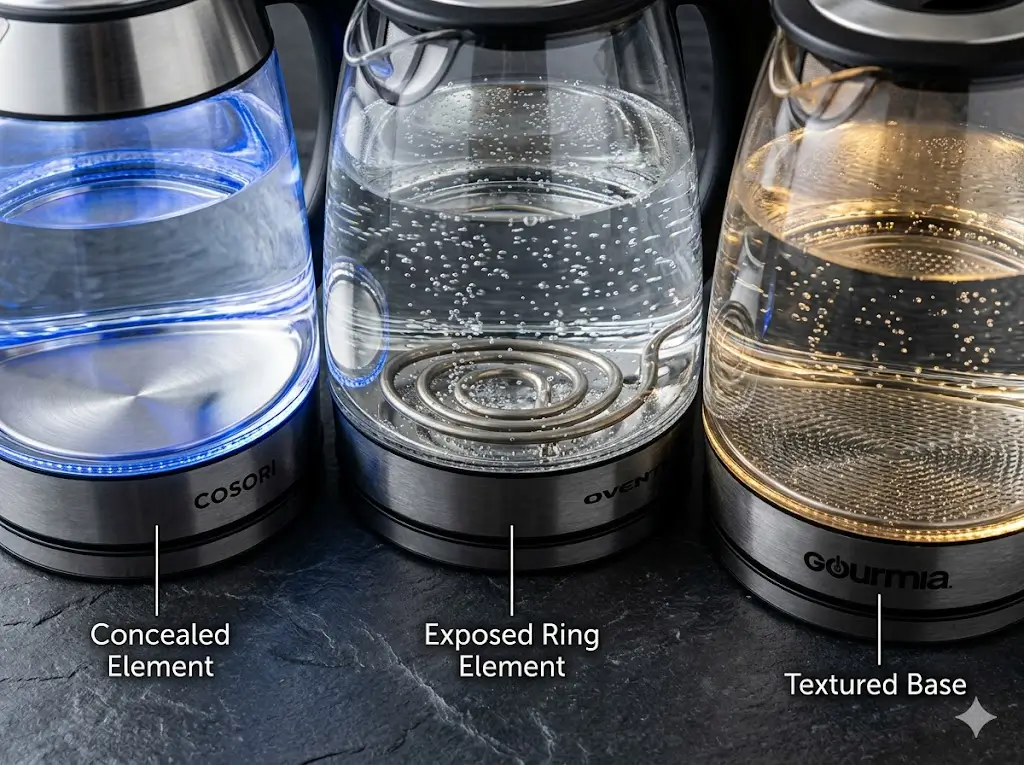 The Ultimate Glass Electric Kettle Comparison 2026: Cosori vs. Ovente vs. Gourmia